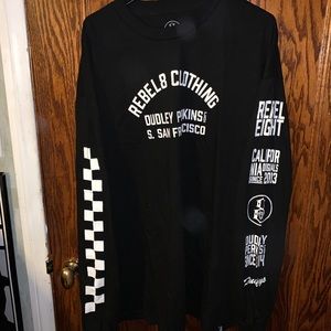 Rebel 8 Long Sleeve Black XXXL Dudley Perkins